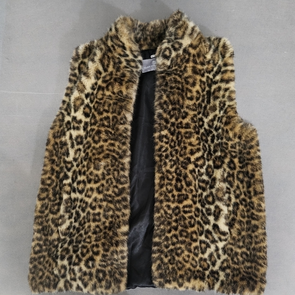 Tart Collections Leopard Faux Fur Vest